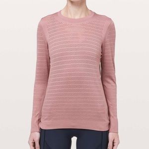 lululemon Breeze By Long Sleeve *Squad - Quicksand - size 10
